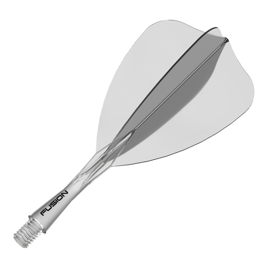 Sistema de eje de vuelo Winmau Fusion Arrow Clear Abgebildet ist ein Winmau Fusion Flight Shaft System Arrow, klar und 22mm. Dieses Zubehör ist für das Spiel mit Dartpfeilen gedacht.