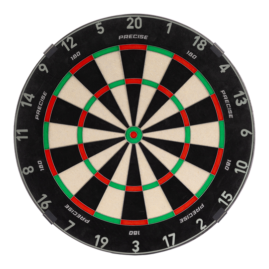 Diana de dardos de acero Endorphine de precisión 180 con anillo numerado - Gris nórdico Hier ist das Precise 180 Endorphine Steeldartboard mit Nummernring in Nordic Grey zu sehen. Das Dartboard eignet sich ideal für professionellen und privaten Gebrauch.