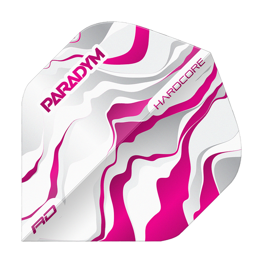 Red Dragon Hardcore Premium Paradym Pink Premium No2 Vuelos estándar Abgebildet sind die Red Dragon Hardcore Premium Paradym Pink Premium No2 Standard Flights. Diese Dart-Flights überzeugen durch ihr auffälliges, pinkes Design.