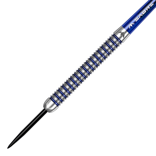 Dardos de acero Mission ION Blue Silver Mission ION Blue Silver Steeldarts werden hier abgebildet. Die Darts haben ein blau-silbernes Design.