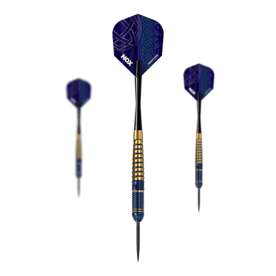 Dardos de acero y latón Harrows Nox Premium Abgebildet sind die Harrows Nox Premium Brass Steeldarts. Diese hochwertigen Dartpfeile sind speziell für Steeldart entwickelt.