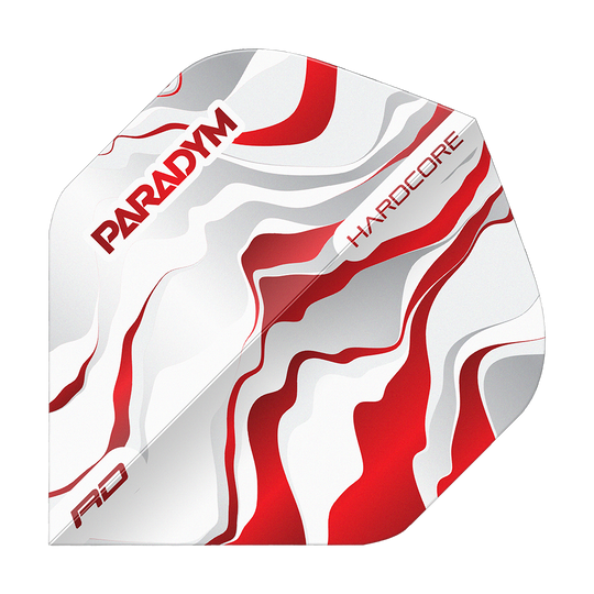 Vuelos estándar Red Dragon Hardcore Premium Paradym Red Premium No2 Abgebildet sind die Red Dragon Hardcore Premium Paradym Red Premium No2 Standard Flights. Diese Flights sind in Standardform und in einer roten Premium-Ausführung gestaltet.