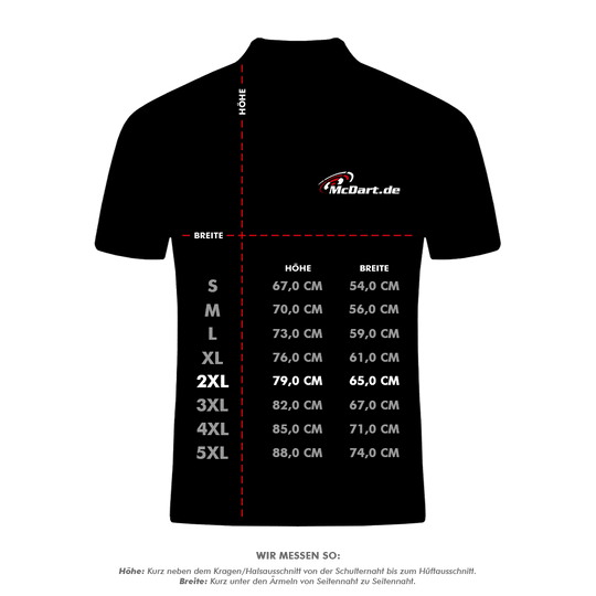 Camisa de dardos Paragon de Harrow - Naranja