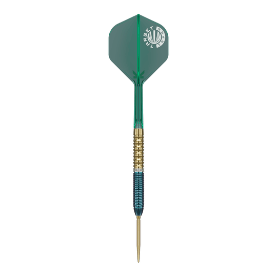 Dardos de acero Target Japan Prime Series Zenith GEN 2.5 Swiss Point Die Target Japan Prime Series Zenith GEN 2.5 Swiss Point Steeldarts sind darauf zu sehen. Sie bieten Präzision und Qualität für Dartsportler.