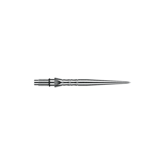 Puntas de dardos de acero Winmau Switch Point Wave - Efecto plateado Hier sieht man Winmau Switch Point Wave Silver Effect Steeldartspitzen mit 26 mm Länge. Die Dartspitzen haben einen silbernen Welleneffekt.