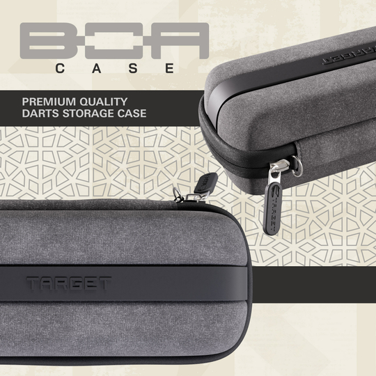Estuche para dardos Target BOA Abgebildet ist ein Dartcase in Grau und Hellgrau. Das Produkt ist vermutlich das Target BOA Dartcase.