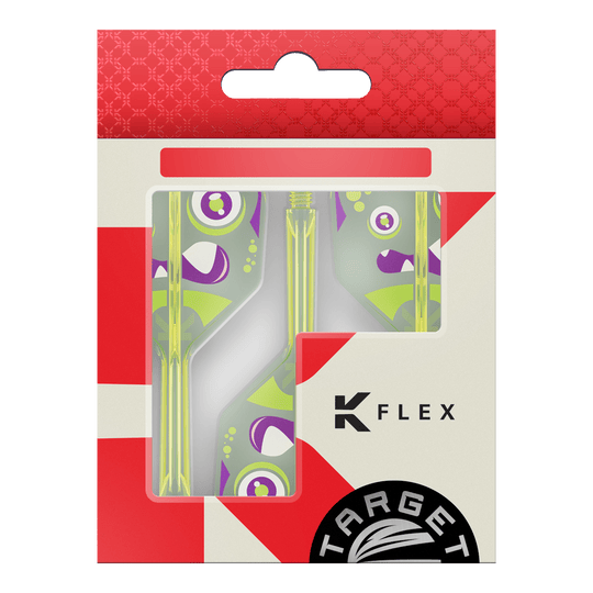 Das Foto zeigt Target Japan K-Flex Xeno No6 Flights. Die Flights sind hochwertiges Zubehör für Darts.