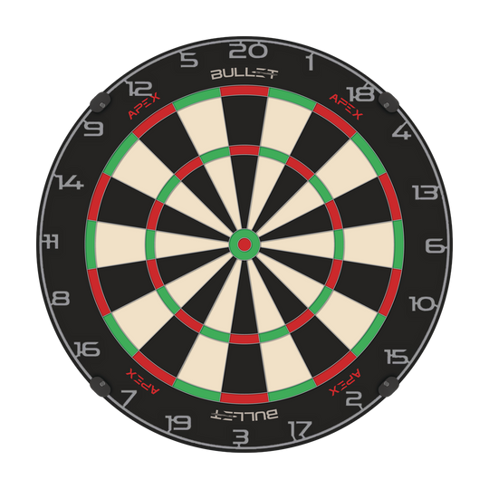 Dieses Bild zeigt einen Zahlenring in Grau für ein Dartboard. Der Artikelname ist BT1000110_Bullet_Dartboard_Zahlenring_Grau_2.
