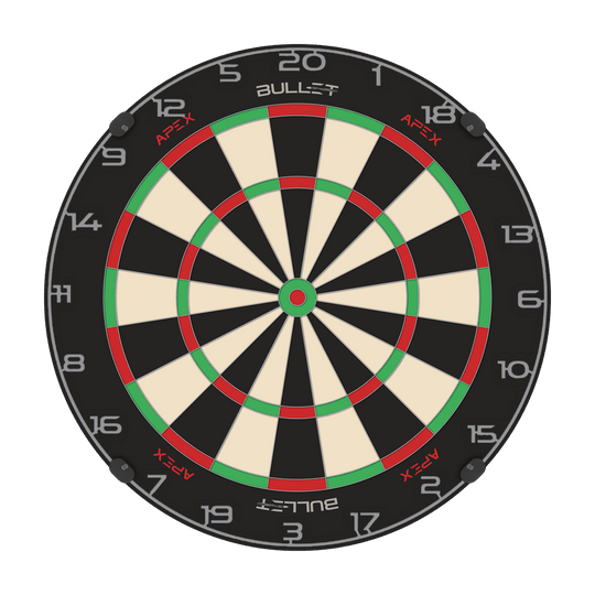 Anillo de número de diana de bala Dieses Bild zeigt einen Zahlenring in Grau für ein Dartboard. Der Artikelname ist BT1000110_Bullet_Dartboard_Zahlenring_Grau_2.