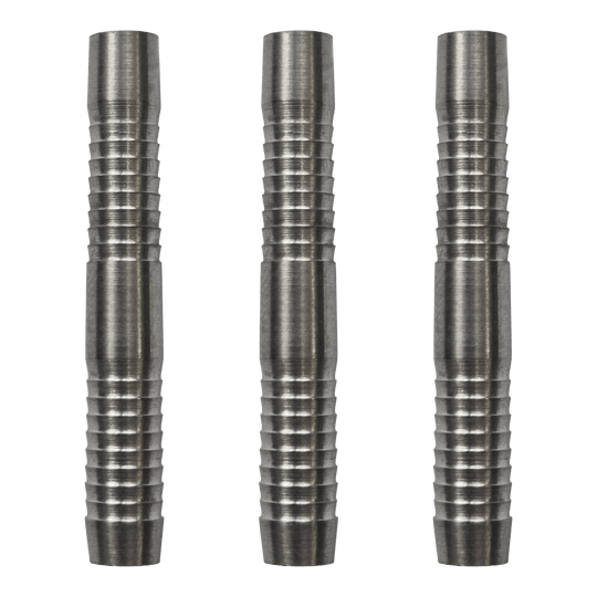 Barriles para dardos blandos McDart Double Shark - 18 g Hier ist das Produkt McDart Double Shark Softdart Barrels - 18g abgebildet. Es handelt sich um ein Set mit markantem Shark-Grip.