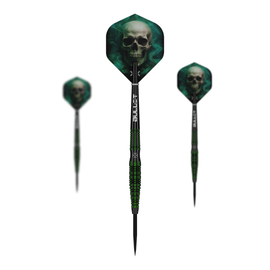 Dardos de acero Bullet Poison Abgebildet ist das Produkt Bullet Poison Steeldarts. Die Steeldarts sind für das Dartspiel geeignet.