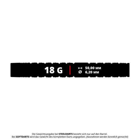 Dardos blandos Target Redux 10 - 18 g Abgebildet ist das Produkt Target Redux 10 Softdarts - 18g. Dieses Bild zeigt die Softdarts aus einer übersichtlichen Perspektive.