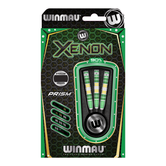 Dardos de acero Winmau Xenon Zusätzliche Ansicht der Winmau Xenon Steeldarts. Die Produkte sind als Gruppe dargestellt.