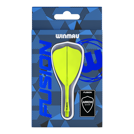 Sistema de eje de vuelo Winmau Fusion Arrow amarillo neón Abgebildet ist das Winmau Fusion Flight-Shaft-System Arrow Neon Yellow. Das Produkt ist ein leuchtend gelber Dart-Schaft.