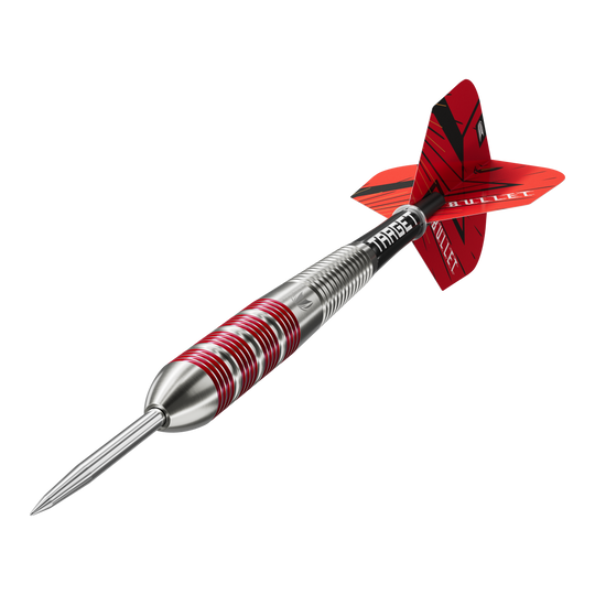 Juego de 100 dardos Steeldart de latón Target Stephen Bunting Bullet - 22 g