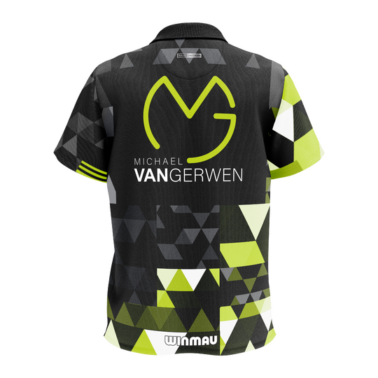 Polo Winmau Michael Van Gerwen edición abanico Hier ist das Winmau Michael Van Gerwen Fan-Edition Poloshirt abgebildet. Das Poloshirt richtet sich an alle Fans von Michael Van Gerwen.