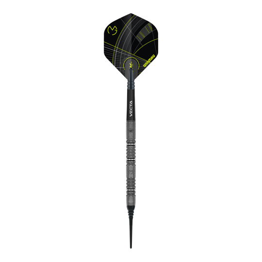 Dardos blandos Winmau Michael Van Gerwen Signature Edition - 20 g Dargestellt werden die Winmau Michael Van Gerwen Signature Edition Softdarts - 20g. Die Darts sind in Kooperation mit dem Profi Michael Van Gerwen entstanden.