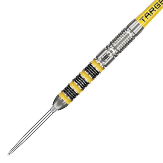 Dardos de acero Target Buzz 01 Swiss Points Abgebildet ist Target Buzz 01 Swiss Points Steeldarts. Diese Steeldarts sind für professionelle Dartspieler geeignet.