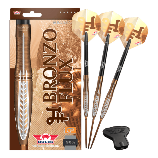 Dardos de acero convertibles Bulls NL Bronzo Flux