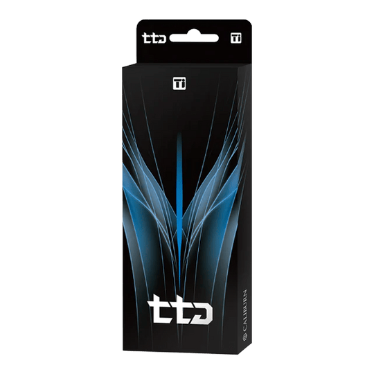 Caliburn TTD Complete Titanium T1 Rainbow Steeldarts - 5 g Dies ist ein Caliburn TTD Complete Titanium T1 Rainbow Steeldarts - 5g. Der Dartpfeil hat ein auffälliges Regenbogen-Design.