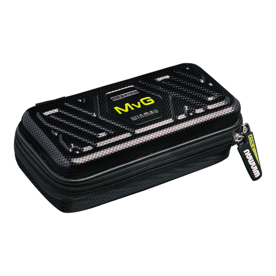 Auf dem Bild zu sehen ist das Winmau Armor G1 Michael Van Gerwen Dartwallet. Die Darttasche bietet optimalen Schutz für Ihre Ausrüstung.