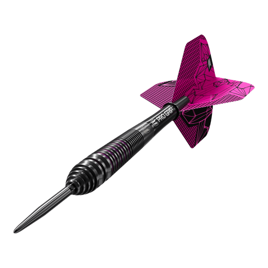Dardos de acero Target Lorraine Winstanley GEN2 Swiss Point - 24 g Abgebildet sind Target Lorraine Winstanley GEN2 Swiss Point Steeldarts - 24g. Diese Steeldarts zeichnen sich durch ihr spezielles Design aus.
