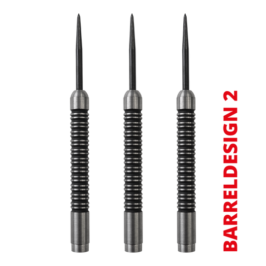 Super Grip 90 % Steeldart Barrels Das Bild zeigt die Super Grip 85 % Steeldart Barrels. Diese Barrels sind besonders für Steeldartspieler geeignet.