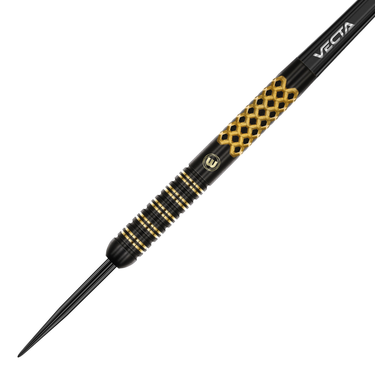 Dardos de acero Winmau Brendan Dolan Signature Series Winmau Brendan Dolan Signature Series Steeldarts sind auf dem Bild zu sehen. Die Darts heben sich durch ihr charakteristisches Design hervor.