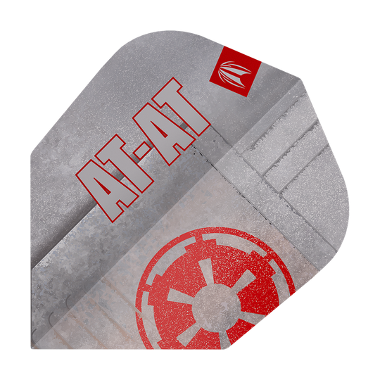 Vuelos del Target Star Wars Pro Ultra AT-AT No6 Dies ist ein Target Star Wars Pro Ultra AT-AT No6 Flights Produkt. Es sind spezielle Dart-Flights mit AT-AT Design von Star Wars.