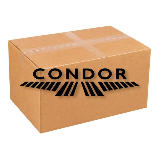 Caja Misteriosa de McDart - Cóndor Die Darstellung zeigt die McDart Mystery-Box - Condor. Diese Überraschungsbox enthält exklusive Condor Dart-Produkte.