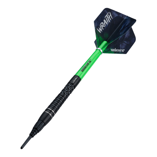 Dardos blandos Unicorn Wraith Gary Anderson Phase 6 - 20 g Hier werden die Unicorn Wraith Gary Anderson Phase 6 Softdarts - 20g präsentiert. Die Darts sind deutlich sichtbar.