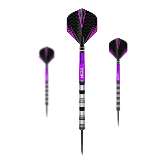 Dardos de acero Red Dragon Gemma Hayter - 22 g Hier sieht man ein Set der Red Dragon Gemma Hayter Steeldarts - 22g. Die Darts sind für professionelle Dartspieler geeignet.