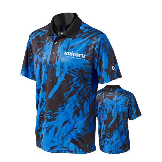 Camisa con dardos Unicorn Pro-Tech Camo - Azul