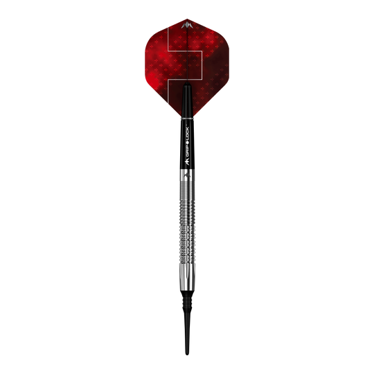 Mission Thomas Junghans Dardos Blandos - 20g Abgebildet sind Mission Thomas Junghans Softdarts mit einem Gewicht von 20 Gramm. Die Darts liegen aufgereiht auf einem hellen Hintergrund.